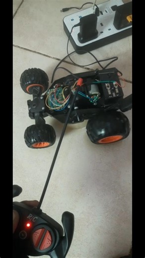 How to make electric remote control Rc car #experimnent