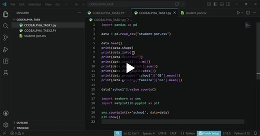 #dataanalytics #eda #python #internship #codealpha #learningjourney | Yugal Barmase