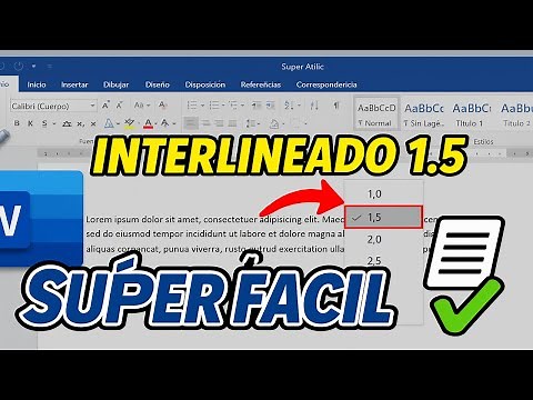 📝 ¡Así LOGRAS el INTERLINEADO 1.5 PERFECTO en Word 2016! 🚀