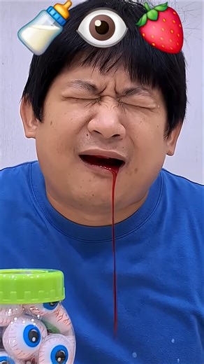 Real vs Jelly Bottle Candy 🍼🍓👁️#funny #comedy #ฮ่าๆตลกๆ #ตลก #shortsviral #p5714
