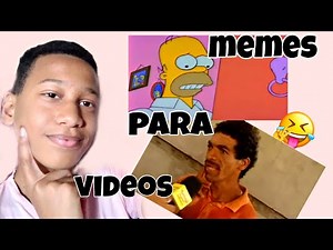 Como baixar memes para videos do YouTube. 😅🤩