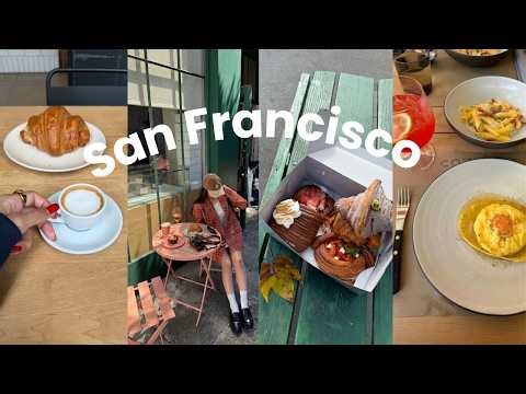 San Francisco vlog🦀｜things to do in 4 days | best food spots & cafe highlights🍕☕️