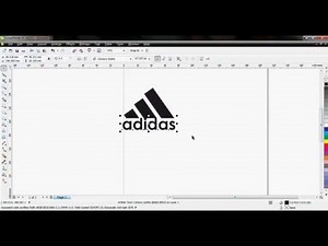 Tutorial CorelDraw : cara membuat logo adidas