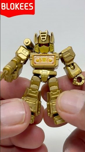 Build Your Own Transformers! Blokees Defender 01 Golden Lagoon Soundwave!