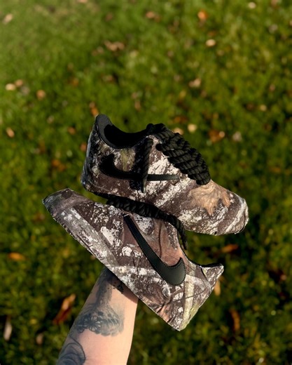 Custom Camo AF1 Sneakers: Choose Your Lace Color - Etsy