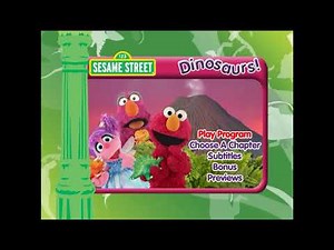 Sesame Street - Dinosaurs - DVD Menu Walkthrough
