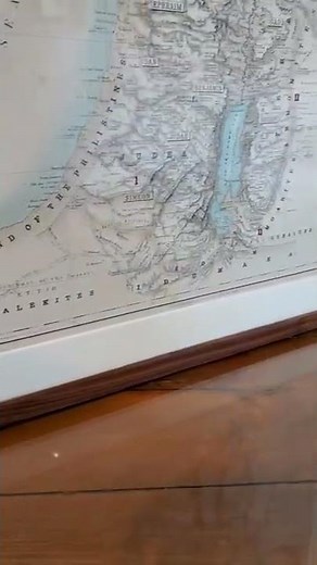 framing an antique map with hand made spline corners er frame in one day