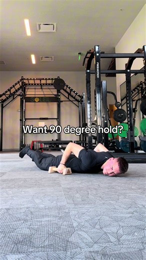 These are my favorite exercises for 90 degree hold, but I’ll throw in a bonus at the end! 1. Psuedo planche pushups — goated for building the pushing strength needed for 90 degree. It’s not just a hold so it forces you to train the active push away from the floor. These can be hard depending on your level, so adjust accordingly. Even just 2 solid, controlled reps is good. 2. Straddle 90 hold — more advanced but a lot easier than a full 90 hold. If you’re close to the full 90, just bank time in t