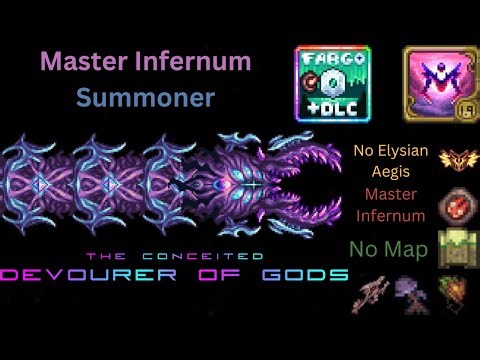 The Devourer of Gods Master Infernum Summoner | Terraria Calamity + Fargo's Souls + Infernum