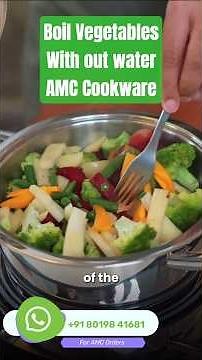 Cook Veggies Without Water! AMC Cookware Demo You Need to See #amc #amcindia #cooking