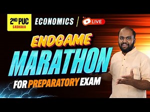 2nd PUC Economics MARATHON LIVE | Preparatory 2026 | Full Syllabus Covered