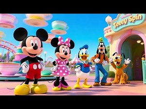 Mickey Mouse Playland Tour 🎠🐭 | Spinning, Sliding & Endless Fun! 🎉