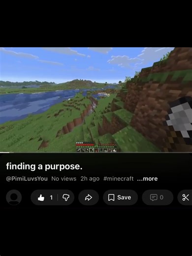 Finding Purpose in Minecraft Gameplay
