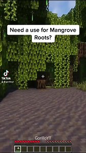 Mangrove cobblestone generator tutorial by @gorilloyt Follow @TheMinecraftUniverse | Craft Universe