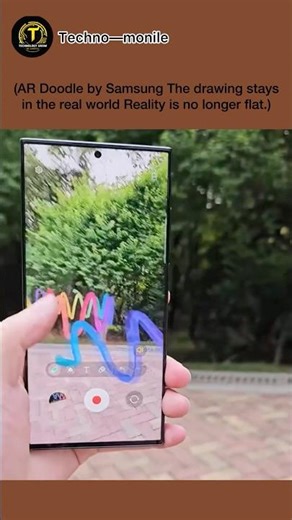 Samsung AR Doodle Is Next-Level Reality 🤯#Samsung#ARDoodle#AugmentedReality#FutureTech#TechReels#