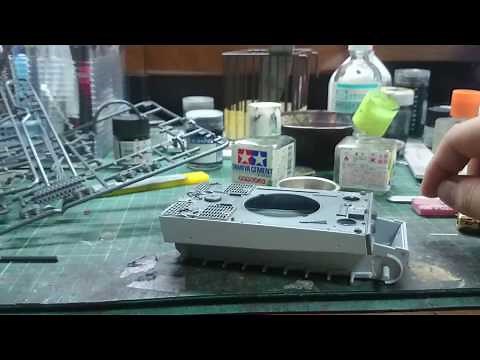 【戦車模型】1/48 タミヤ タイガーI 初期生産型 を作る その2 【作成動画】