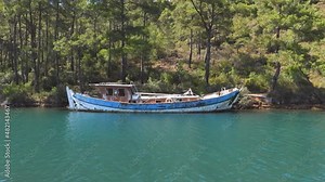 4K.Bottom view of a man and a woman swimming in deep sea water.Male and female professional swimmers swimming in the clear blue sea.Swimmer swim cap team ocean deep surface underwater fast swim brisk