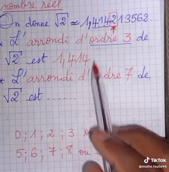 Arrondi d'ordre n d'un nombre décimal | Leçon 1