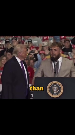 Jake Paul gives a speech with President Trump | jake paul
