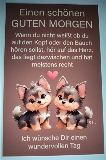 Guten Morgen......