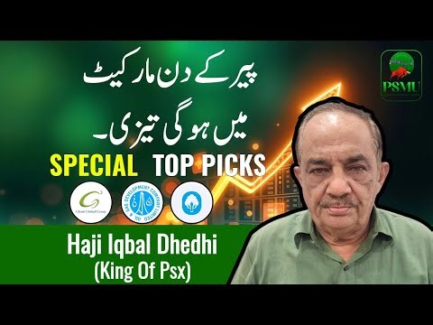 SPECIAL TOP PICKS | Haji Iqbal Dhedhi | GCWL, OGDC | 17 JAN | PSMU