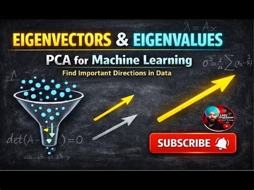 Why Eigenvectors, Eigenvalues PCA Matter in Machine Learning | Lazy Programmer (Part 7) | Amandeep Singh 🇮🇳