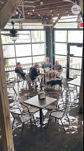 See video of a flooded bar that kept pouring during a nor'easter