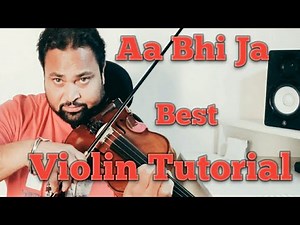 Aa Bhi ja Aa Bhi Ja | Lucky Ali | Best Violin Tutorial in Hindi | Darshan G Violinist |