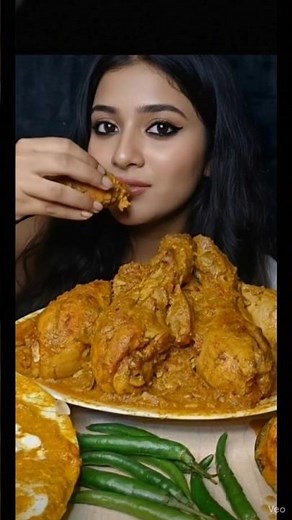 ASMR Eating Spicy Chicken Curry 🍗🔥 |Super Juicy & Spicy Eating Sounds |Satisfying ASMR Mukbang #asmr