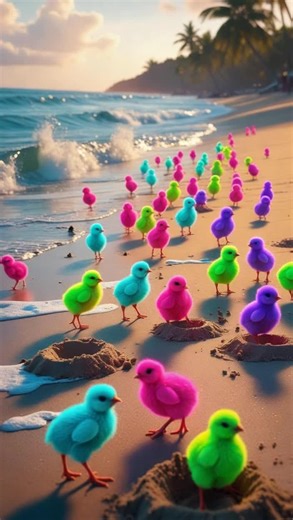 MaX Chicks Enjoying on the Sea: Adorable Moments