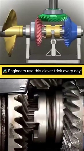 ⚙️ Amazing Forward & Reverse Gear Mechanism Explained! | Engineering Magic