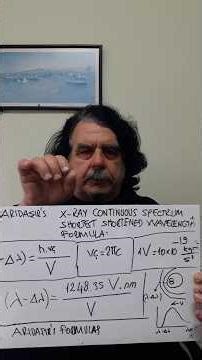 Arıdaşır’s New SSW (λ-Δλ)=h2πc/V=1248 V.nm/V Formula, Shortest Shortened Wavelength x Ray #physics