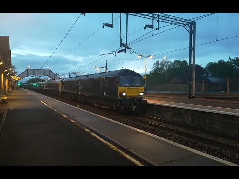 British Rail Class 92 Electric Locomotive in Scotland