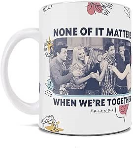 Friends the Television Show – When We’re Together – Ross, Rachel, Monica, Chandler, Joey, and Phoebe – One 11 oz Coffee or Tea Mug – Perfect for Gifting or Collecting – Officially Licensed Merchandise