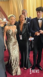 28K views · 158 reactions | Doja Cat is painting the town red with her #Oscars #Glambot.  #AwardsSeason | E! News | Facebook