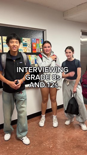 interviewing youngins and seniors of tupper #viral #interview #highschool