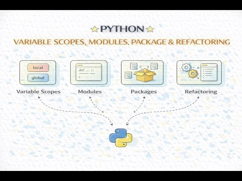 Podcast - Namespaces, scope, module, package and refactoring Python code