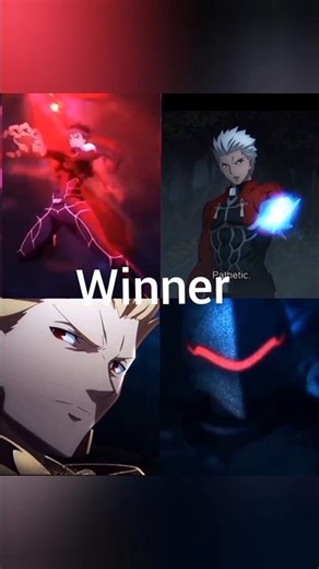 Fate stay night/Fate Zero Lancer VS Archer VS Gilgamesh VS Lancelot