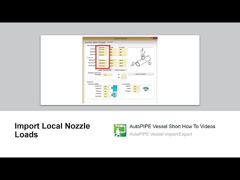 Import Local Nozzle Loads