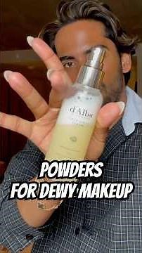 LEARN HOW TO USE SETTING POWDER IN DEWY MAKEUP! 👍🏽 #makeup #settingpowder #dewymakeup