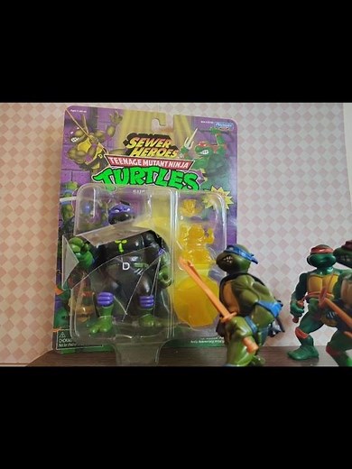 TMNT Sewer Heroes Super Don Stop Motion Unboxing