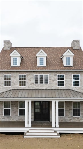 This recently completed home in Sunbury, Ohio is one you’ll want to see from every angle. We’ll be sharing details throughout the week, highlighting the spaces that make it feel truly special. Make sure your notifications are on so you don’t miss a thing! #customhome #homebuilder #newhome #ohio | Old World Custom Homes