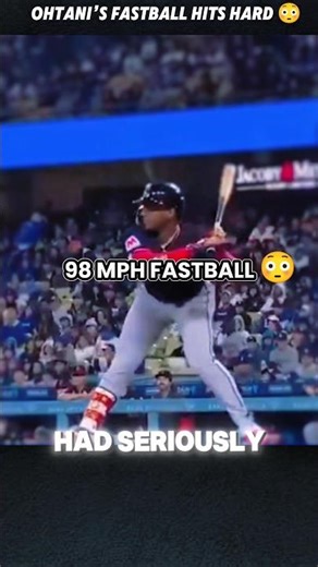 Ohtani’s Fastball Hits HARD