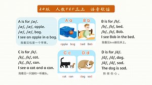 24 版 人教PEP 三上 语音歌谣