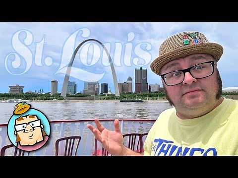 Riverboat Cruise of St. Louis - Abandoned Riverfront Area - View From the Gateway Arch
