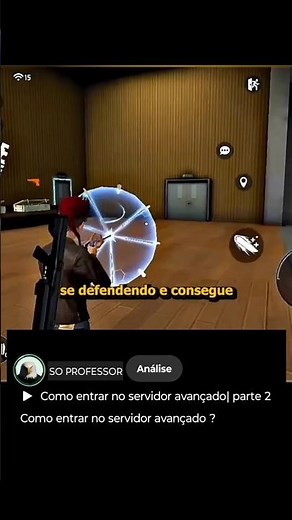 🧐como entrar no servidor avançado ?