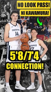 285K views · 2.5K reactions | 5'8 Yuki Kawamura at 7'4 Zach Edey CONNECTION! No look pass! nag ala Ryota Miyagi si Yuki! #nba #YukiKawamura #ZachEdey #reelsfbシ | DemFlix | Facebook