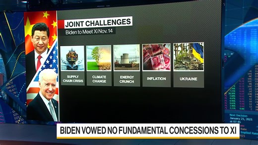 Biden to Meet China’s Xi on Sidelines of G-20 Summit