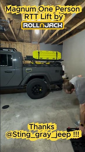 This RTT lift changes everything for solo campers #rooftoptent #hack