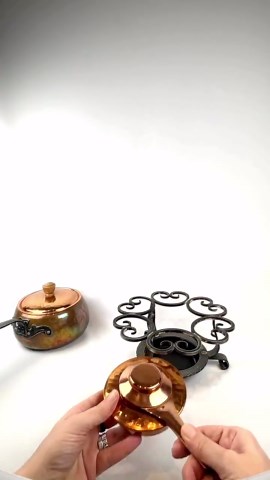 Swiss Copper Fondue Set, Stöckli Fondue Pot With Spirit Burner and Wooden Handle, Mid-century Tableware, Vintage Cheese Fondue - Etsy